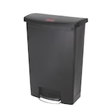 thumbnail of Rubbermaid Slim Jim Step On container Front Step kunststof 90 ltr - zwart