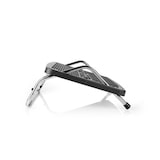 thumbnail of Repose-pied Ergonomique Métal Noir Bureau Ordinateur Télétravail Usage Non Intensif Nedis