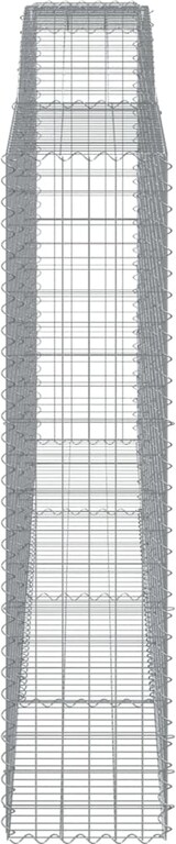 thumbnail of vidaXL Gabionen mit Hochbogen 9 Stk. 400x50x200/220cm Verzinktes Eisen