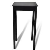 thumbnail of Helloshop26 - Table haute mange debout bar bistrot noir MDF 107 cm 0902116