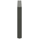 thumbnail of vidaXL Couchtischbeine U-Form 2 Stk. Anthrazit 60x(42-43) cm Stahl