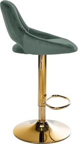 thumbnail of Barhocker Milet Samt grün/gold
