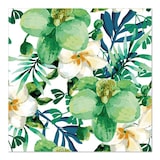 thumbnail of PAPSTAR 200 Servietten, 3-lagig 1/4-Falz 33 cm x 33 cm "Tropic" (88246, 10x20 Stück)