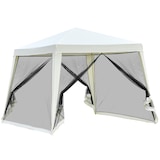 thumbnail of Carpa de Jardín 3x3 m Cenador con 4 Partes Laterales Mosquitera con Cremallera Protección UV para Patio Exterior Eventos Fiesta