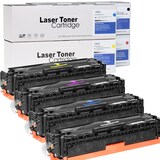 thumbnail of 4 Toner Set für HP Color LaserJet CM1300 Series D&C-Tonerkassetten alle Farben kompatibel HP 125A