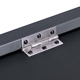 thumbnail of Gartentruhe HWC-J56, Aufbewahrungsbox Auflagenbox Truhe, Wasserdicht Metall Edelstahl 69x165x85cm 692l ~ anthrazit