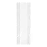 thumbnail of 1000x Seitenfaltenbeutel 100+50x200 mm mit Siegelnaht transparent OPP 30my