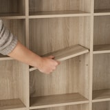 thumbnail of tectake Étagère bibliothèque Stevie 105,5x19x136,5cm - Bois clair, Chêne Sonoma -403622