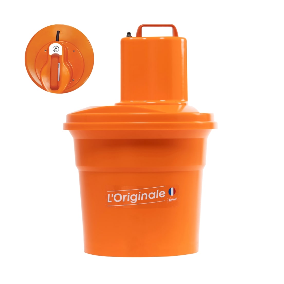 Dynamic Salatschleuder elektrisch - Mit Timer & antibakterieller Wirkung für 3–5 Salatköpfe