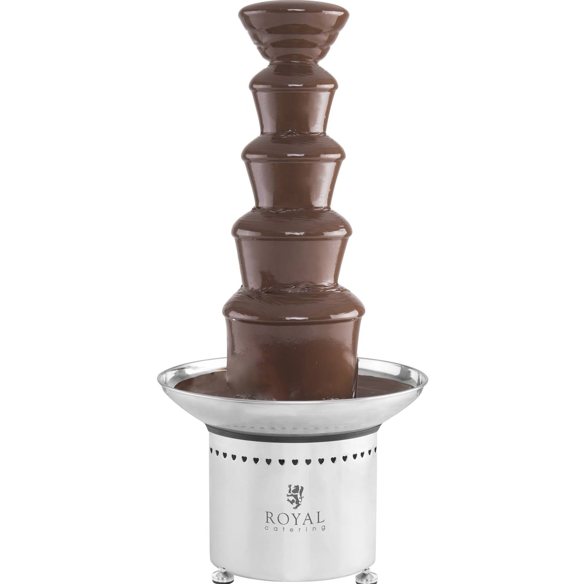 Royal Catering Fontana di cioccolato professionale - 5 piani - 6 kg