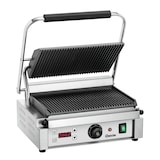 thumbnail of Contact/Paninigrill 1RDIG | Geribbeld | 2.2kW | Grillplaten Gietijzer/Geëmailleerd | 410x400x200(h)mm