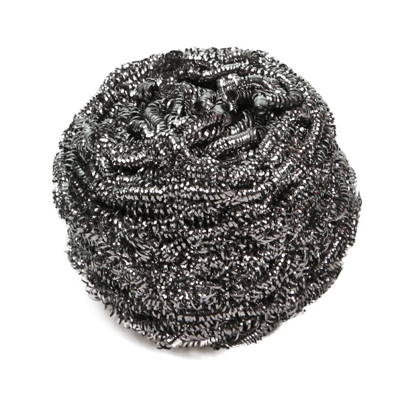 Topfreiniger Edelstahl Silber 8x8 cm 5x10 Stück