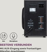 thumbnail of Areal 825 5.1 Lautsprechersystem 200 W RMS BT USB SD AUX Fernbedienung Schwarz