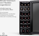 thumbnail of Klarstein Shiraz 18 Duo Weinkühlschrank 2 Zonen 53L/18 Flaschen 5-18 °C Touch Schwarz
