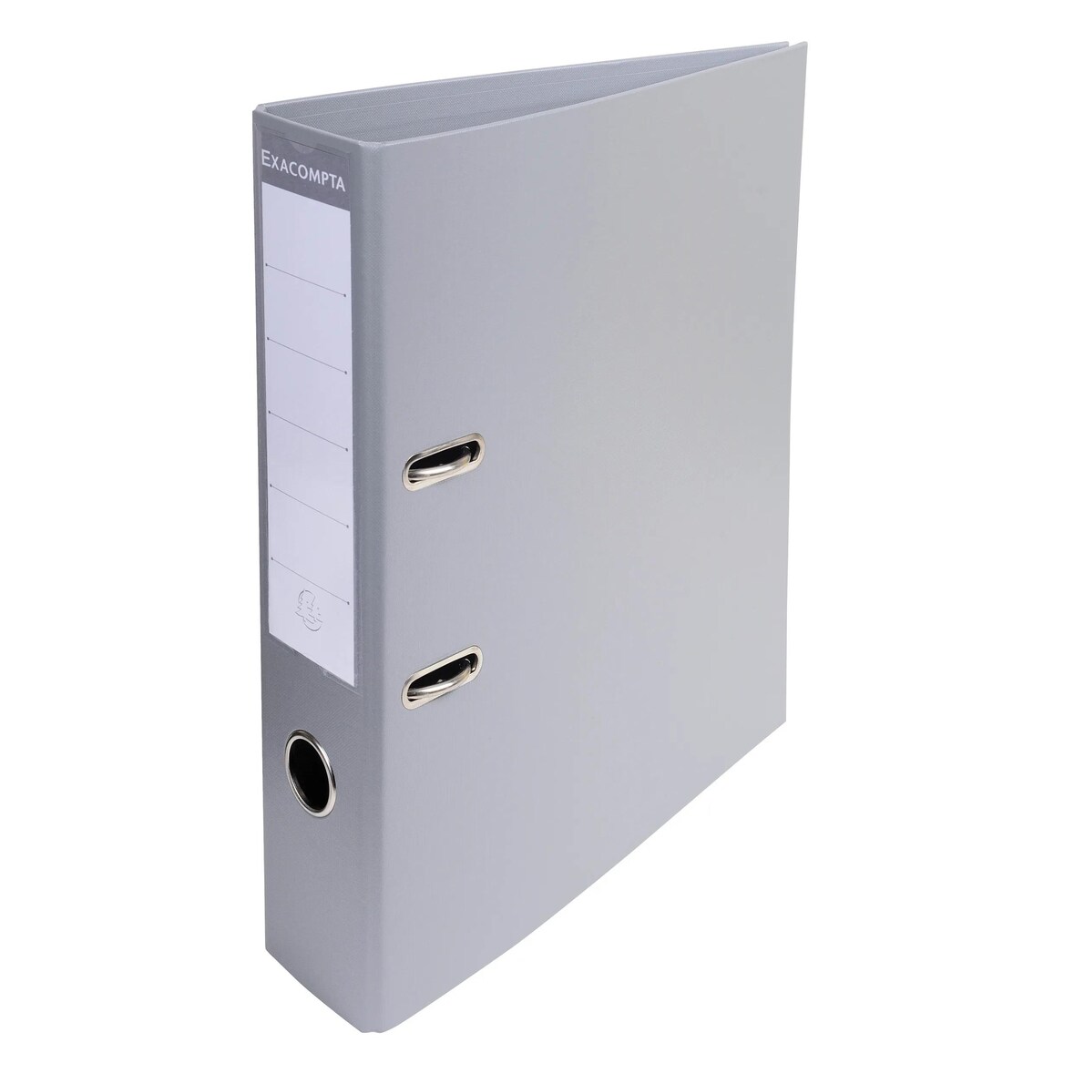 Exacompta - Réf. 53740E - Carton de 10 Classeurs à levier A4 Prem'Touch - Dos 70mm - Mécanique 75mm - 32 x 29 x 7 cm - Gris