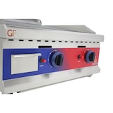 thumbnail of Gasfrit – Churrasqueira a gás com grelha de pedra vulcânica dupla 668 x 430 x 270 mm