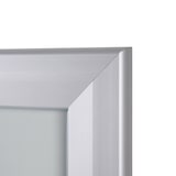 thumbnail of Danieli Store | Expositor publicitario de pie con atril con marco abatible tamaño A2 | Dos suportos de metal con base rectangular