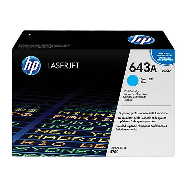 Laser/Kopierer HEWLETT PACKARD Q5951A HP CLJ4700 CARTRIDGE CYAN