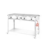 thumbnail of Griglia a gas Hendi Quattro con 4 bruciatori e 2 vaschette raccogli-gocce in acciaio inox