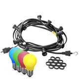 thumbnail of Illu-/Partylichterkette 10m Außenlichterkette Germany 20 bunte LED Tropfenlampen