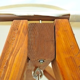 thumbnail of Outsunny Dondolo da Giardino con Parasole in Tessuto Legno Massello
