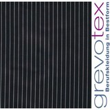 thumbnail of Grevotex Bistroschürze 50x100 schwarz / weiß gestreift