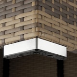 thumbnail of tectake Wicker loungeset San Marino met aluminium frame - natuur - 403713