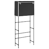 thumbnail of HELLOSHOP26 - Portaoggetti a 2 livelli su lavatrice 71 x 29,5 x 170,5 cm nero ferro 02_0005474