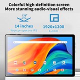 thumbnail of Tablette Tactile Android 14 Pouces 8GB 128GB Écran FHD Dual WiFi GPS Gris YONIS