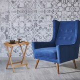 thumbnail of Relaxdays Tabletttisch Bambus HxBxT:66x50x38,5cm, Beistelltisch mit Tablett, Klapptisch Serviertisch, natur