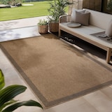 thumbnail of Carpetsale24 In- & Outdoor Teppich Wetterfest 200x290 cm, Natürlichen Jute-Look, ideal für Wohnzimmer, Küche, Terrasse, Garten und Balkon