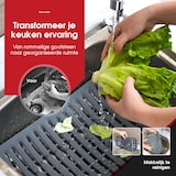 thumbnail of HGMD Gootsteenmat Grijs - Gootsteen Beschermer - Anti Kras - Keuken Accessoires - Siliconen