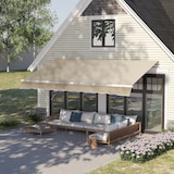 thumbnail of Outsunny Tenda da Sole Avvolgibile con Manovella 360x250cm Crema