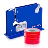 thumbnail of Maquina Cierrabolsas Precintadora Bolsas Azul Lacada + 6 Rollos Rojos