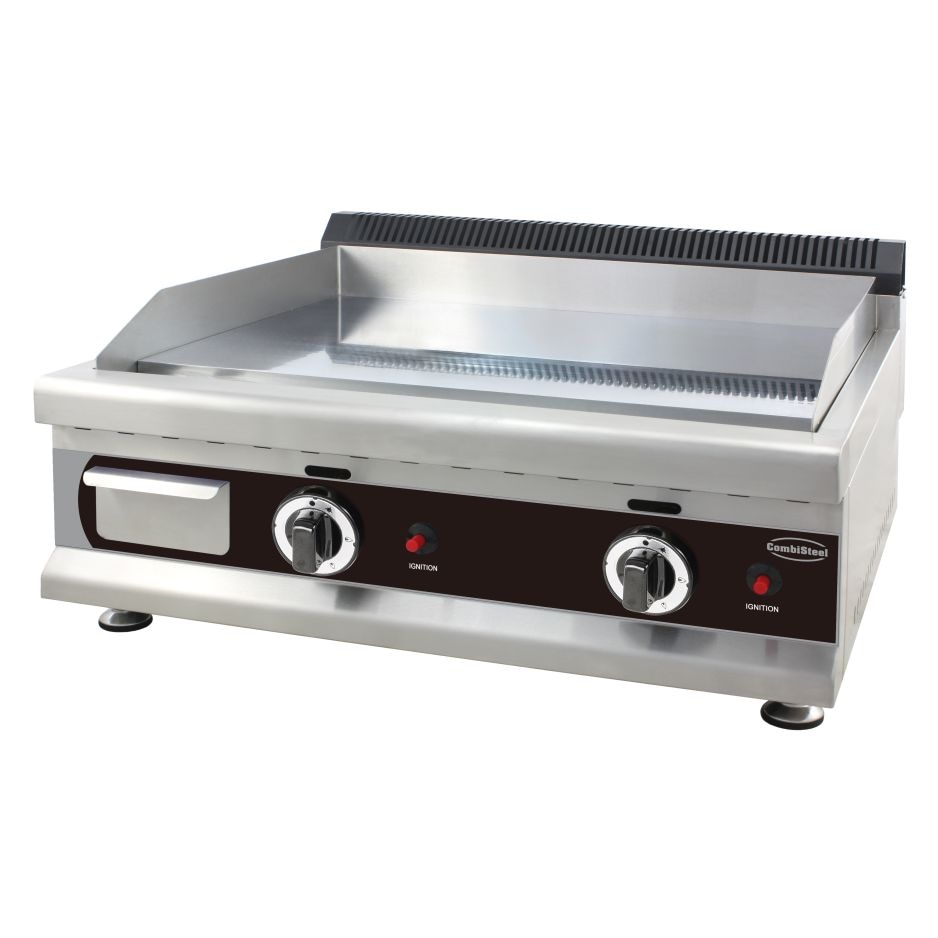 Combisteel gasgrillplaat inclusief ombouwset, gemaakt van roestvrij staal, 800x575x365 mm