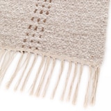 thumbnail of Flachgewebter Teppich aus Wolle und Jute mit geometrischem Muster 200 x 290 cm