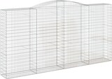 thumbnail of vidaXL Gabionen mit Hochbogen 9 Stk. 400x50x200/220cm Verzinktes Eisen