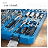 thumbnail of tectake Boîte à Outils avec 171 Pièces (Douilles + Outils à Cliquet)  Bleu