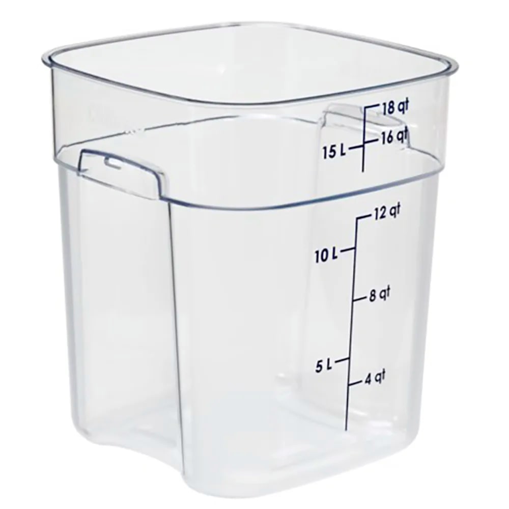 Cambro CamSquare FreshPro® 17,2L Lebensmittelbehälter, 6 Stück im Karton - 18SFSPROCW135