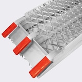 thumbnail of Helloshop26 - Rampe de chargement multi-usage pliante aluminium rail collision 226 cm jusqu'a 340 kg gris 3416067