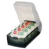 thumbnail of HAN Karteikartenbox Croco DIN A7 900 Karten Grau 12,5 x 24 x 8 cm