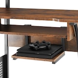 thumbnail of tectake Mesa de escritorio Fife 80 x 65,5 x 130,5cm  Madera Industrial Oscura, Rústica