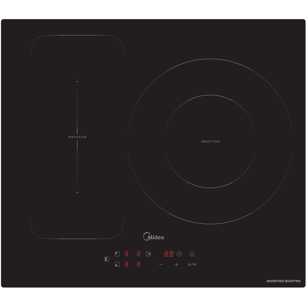Midea MIH740T463K0 Placa induccion Flex  3 zonas