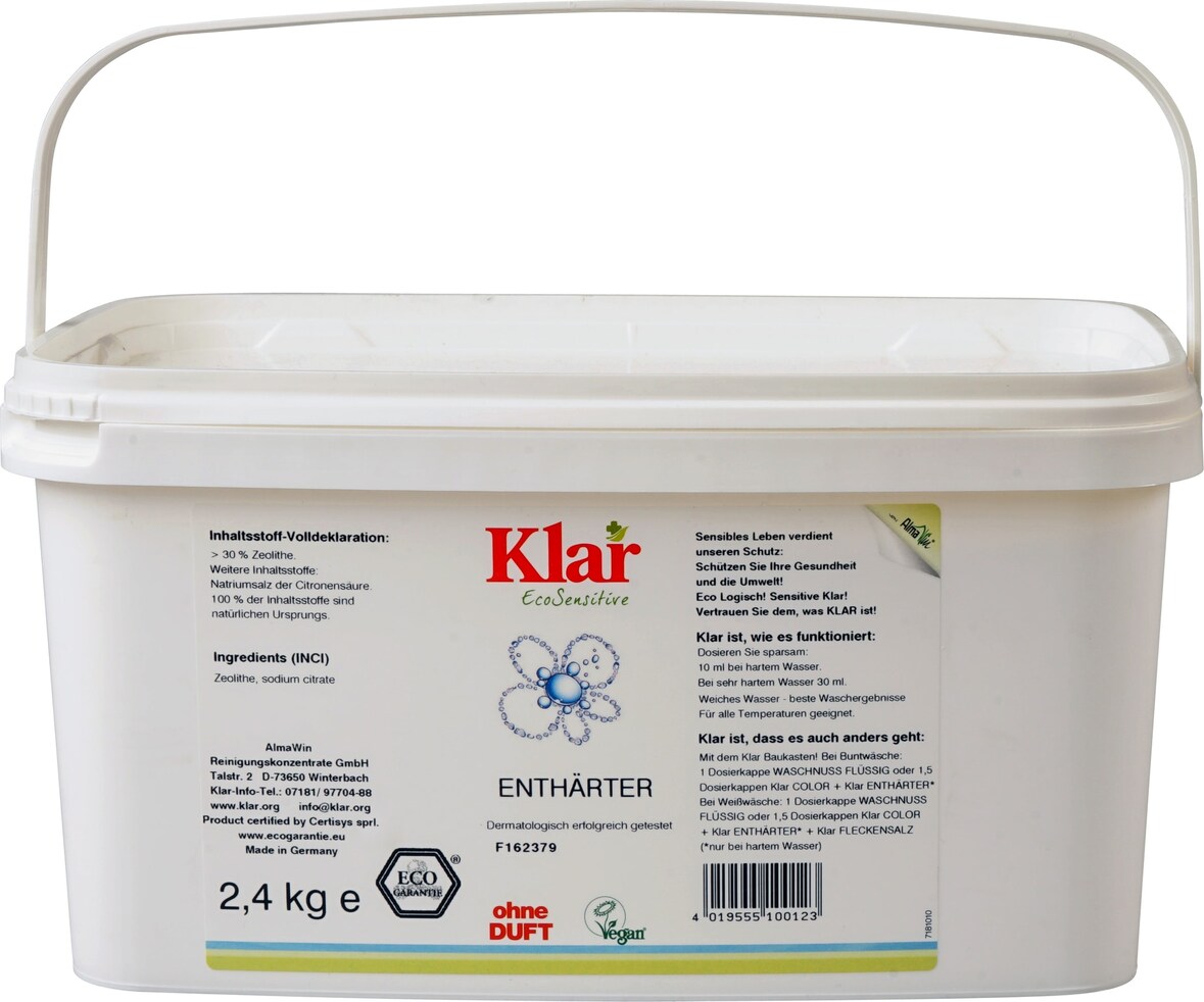 KLAR Enthärter 2.4kg ohne Duft