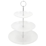 thumbnail of Etagere Porzellan weiß Rund - 24302284