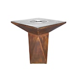 thumbnail of Braciere da giardino, Barbecue con foro per wok, griglia con gambe in acciaio e copertura protettiva - G1 corten