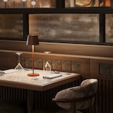 thumbnail of Lumisky 6 KELLY Lampada da tavolo + base di ricarica Acciaio H38CM Marrone