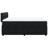 thumbnail of vidaXL Boxspringbett mit Matratze Schwarz 160x200 cm Samt
