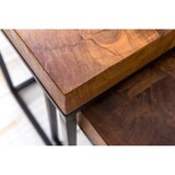 thumbnail of FineBuy 2er Set Beistelltisch FB51457 Sheesham Holz Metall Tisch Couchtisch