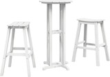 thumbnail of vidaXL 3-teiliges Garten Bar Set Weiß HDPE